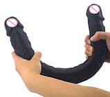 Фалоїмітатор двосторонній 46 см, подвійний фалос для сексу, інтимні іграшки для дорослих, фото 4