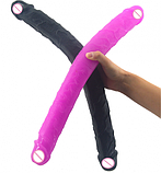 Фалоїмітатор двосторонній 46 см, подвійний фалос для сексу, інтимні іграшки для дорослих, фото 2