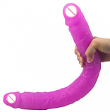 Фалоїмітатор двосторонній 46 см, подвійний фалос для сексу, інтимні іграшки для дорослих, фото 3