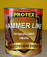 Краска эмаль с молотковым эффектом Hammer Line Protex (0,75 кг)