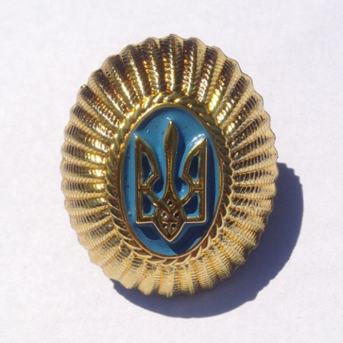 Кокарди генеральські, офіцерські Україна герб