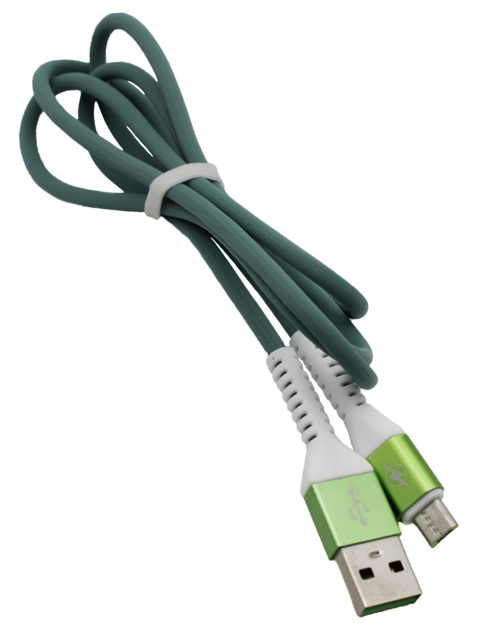 Кабель USB тканинний кольоровий 1м microUSB