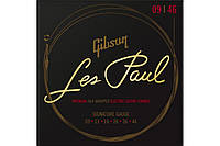 Струны для электрогитар Gibson SEG-LES Les Paul Premium Electric Guitar Strings 9-46 Signature