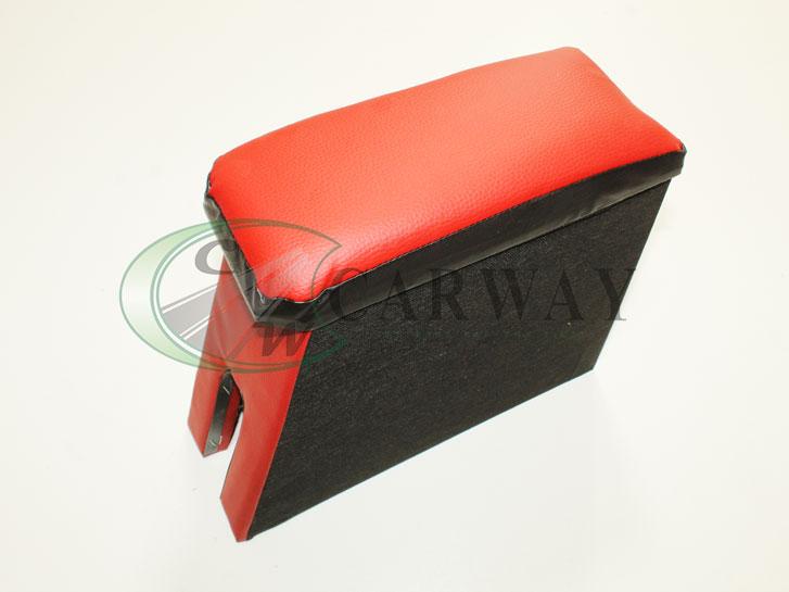 Підлокітник ВАЗ 2104 2105 2107 (основа ДСП) червоний Інтерпласт