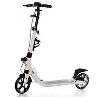 Двоколісний самокат Itrike SR 2-015-3-W. Білий. Дискові гальма