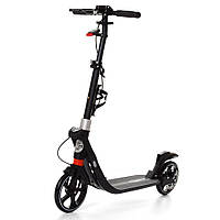 Двоколісний самокат Itrike SR 2-015-3-B. Чорний. Дискові гальма