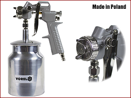 Пневматичний фарборозпилювач з нижнім бачком 1,5 мм Vorel 81617