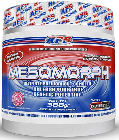 Предтренувальний комплекс з геранню APS Mesomorph V4 25 serv. 388 g, фото 1