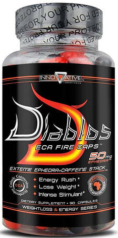 Жироспалювач Innovative Labs Diablos ECA 90 caps, фото 1