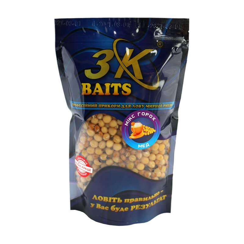 Зерновий мікс 3K Baits Горох - мед 500г