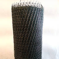 Сетка вольерная пластиковая 22×35мм, рулон 50см×100м, для птиц (черная)