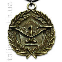 Кулон KN-08 - Медальон орёл с орнаментом (бронза)