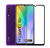 Захисне скло (захист) Full Glue для Huawei Y6p 2020 (чорний колір)