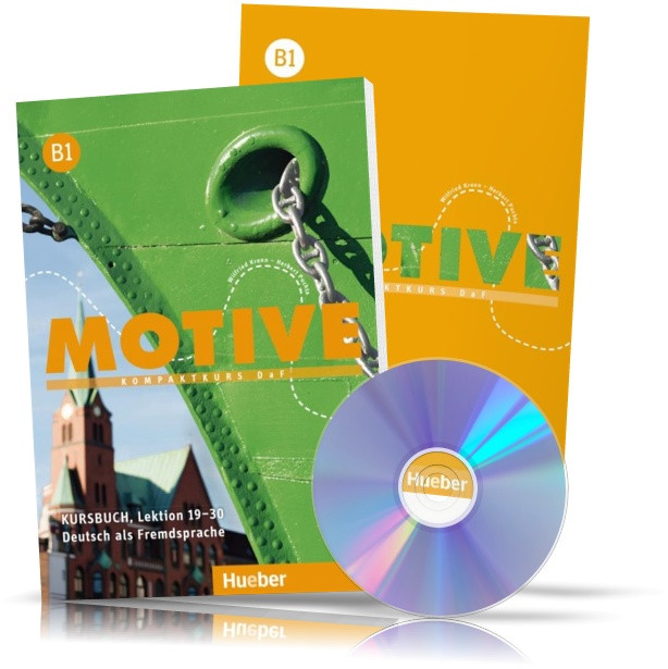 Motive B1, Kursbuch + Arbeitsbuch + CD / Підручник + зошит (19~30) комплект з диском німецької мови