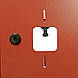 Шафа пожежна ШП 90/70 У-С Червона, (навісна, із задньою стінкою, 900х700х230мм), фото 7