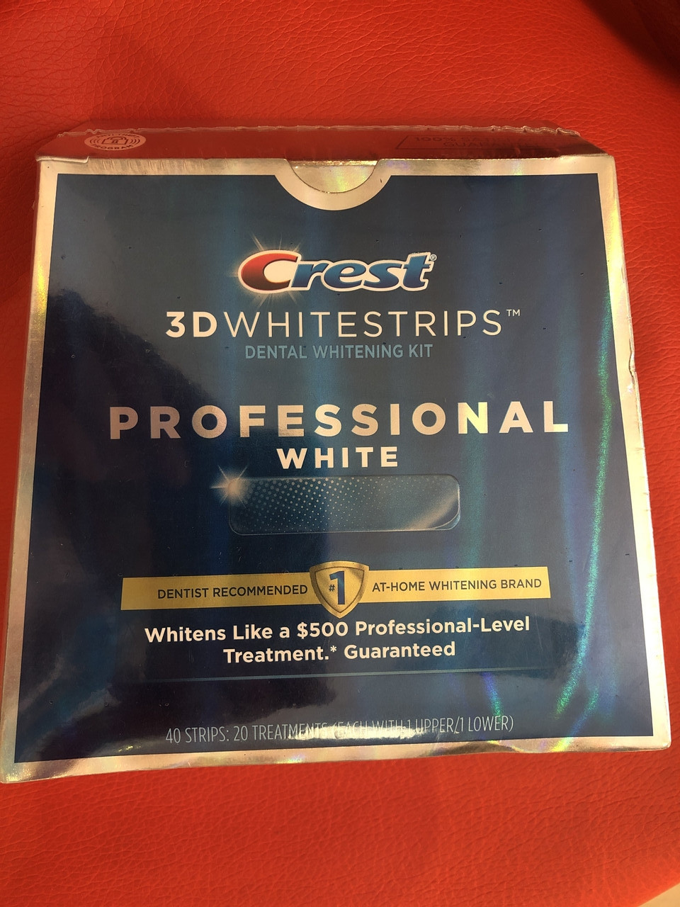 Відбілюючі смужки для зубів, Crest Whitestrips 3D Professional Effects 20Х2 шт