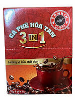 В'єтнамська розчинна кава 3в1 з цукром та вершками instant coffee 3in1 Tonkin 15 пак*17г (В'єтнам)