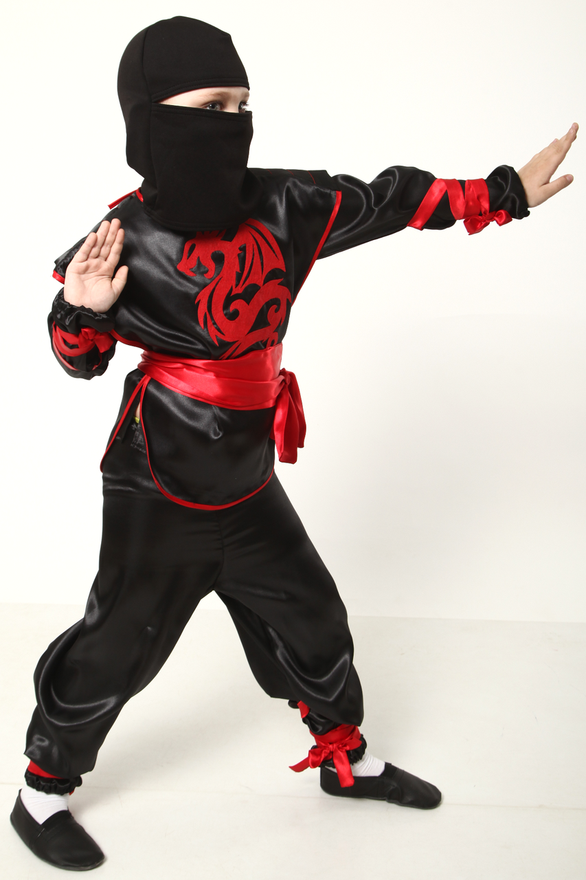 Купить Карнавальный костюм Ниндзя №1 детский для мальчика 5-8 лет в ...