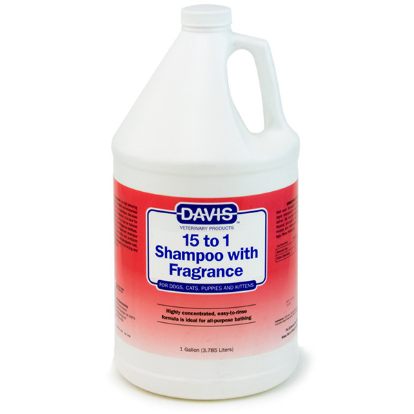 Шампунь із ароматом свіжості для собак, котів, концентрат Davis 15 to 1 Shampoo Fresh Fragrance (FTOFSG)