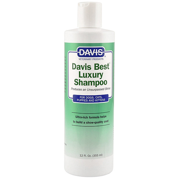 Шампунь для блиску шерсті у собак та котів, концентрат Davis Best Luxury Shampoo (DBS12)