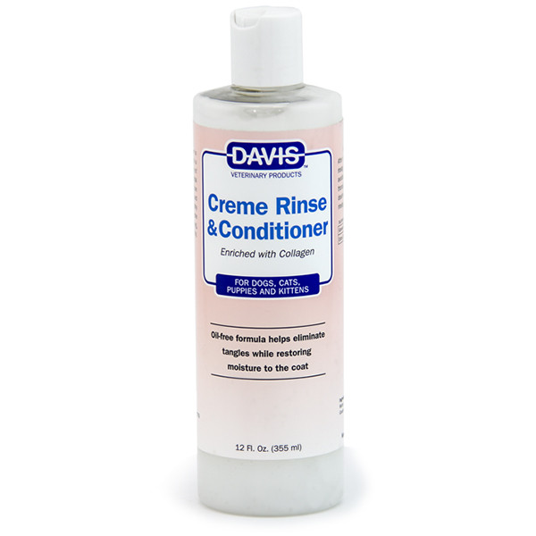Ополіскувач та кондиціонер з колагеном для собак, котів, концентрат Davis Creme Rinse & Conditioner (CR12)