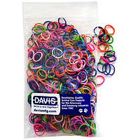 Резинки для шерсті Davis Neon 500 шт/ Діаметр - 1.0 см (RGBN3_8.500)