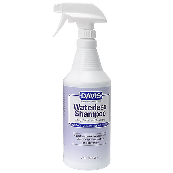 Шампунь без води для собак та котів, спрей Davis Waterless Shampoo (WS32)