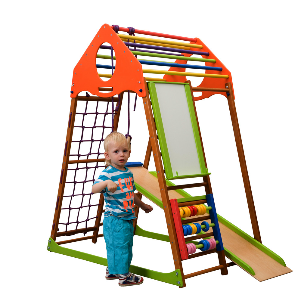 SportBaby Дитячий спортивний комплекс для дому KindWood Plus, фото 1