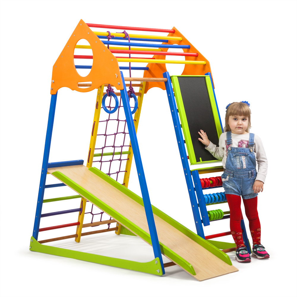 SportBaby Дитячий спортивний комплекс KindWood Color Plus, фото 1