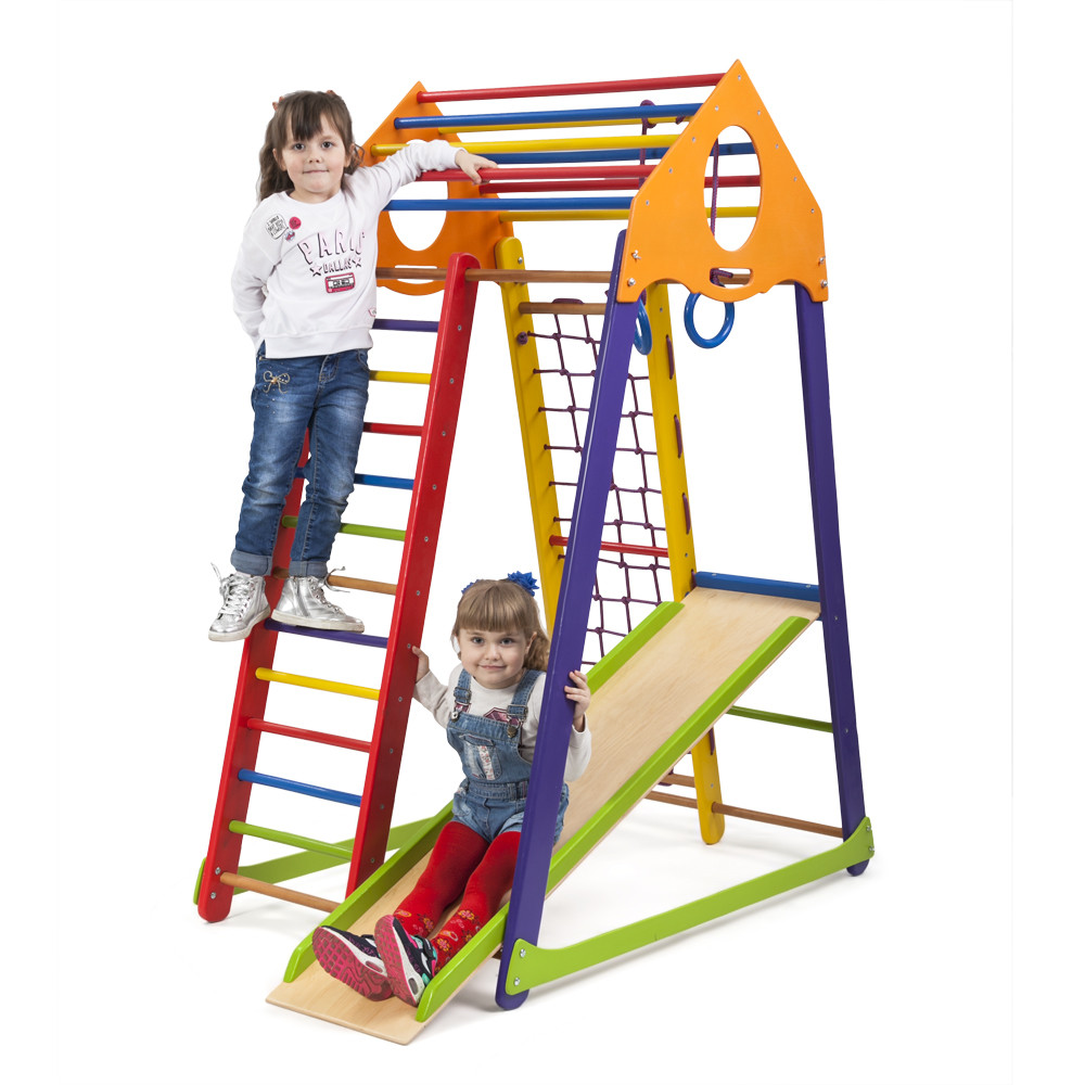 SportBaby Дитячий спортивний комплекс BambinoWood Color, фото 1