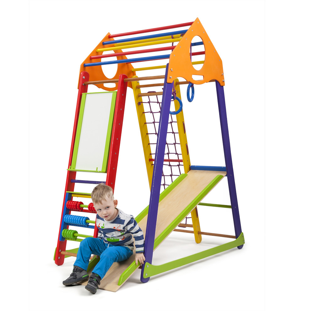 SportBaby Дитячий спортивний комплекс BambinoWood Color Plus, фото 1