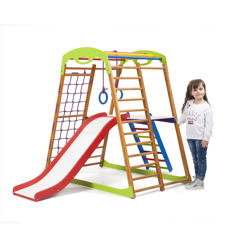 SportBaby Дитячий спортивний комплекс для дому BabyWood Plus 2, фото 1