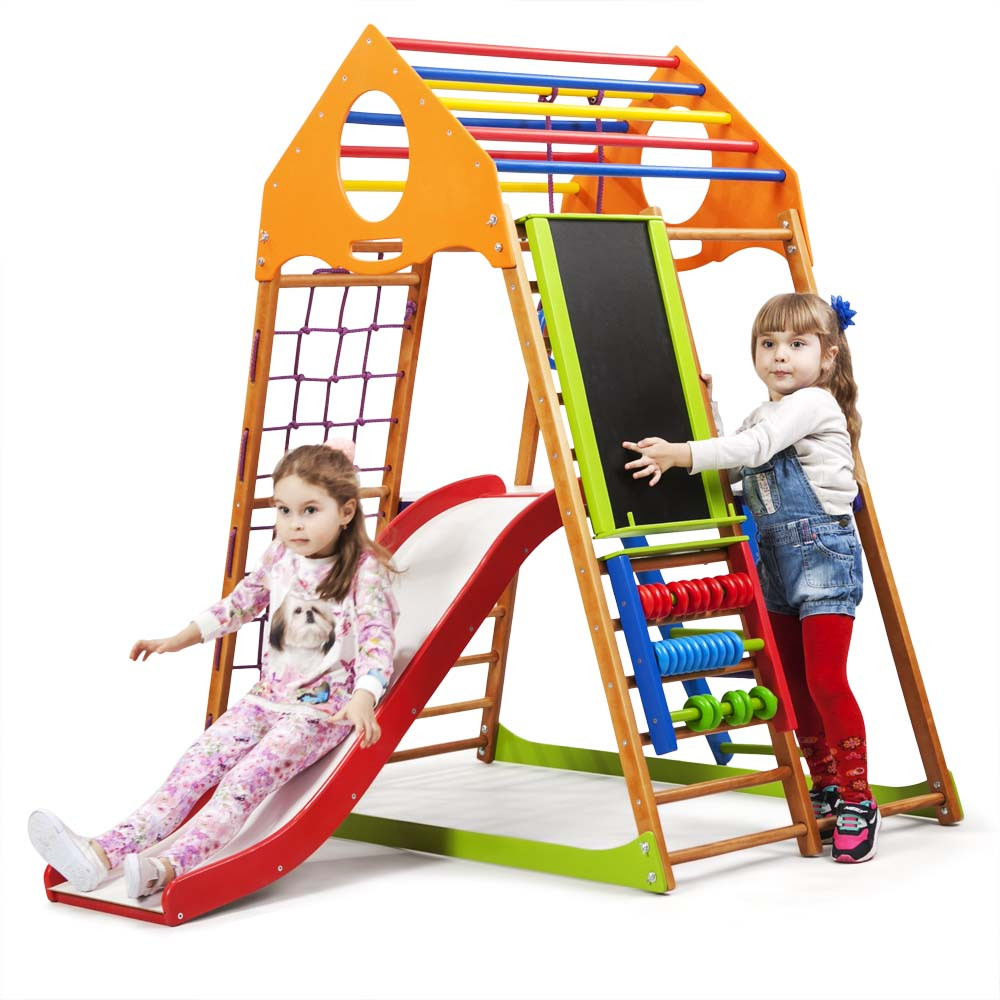 SportBaby Дитячий спортивний комплекс для дому KindWood Plus 3, фото 1