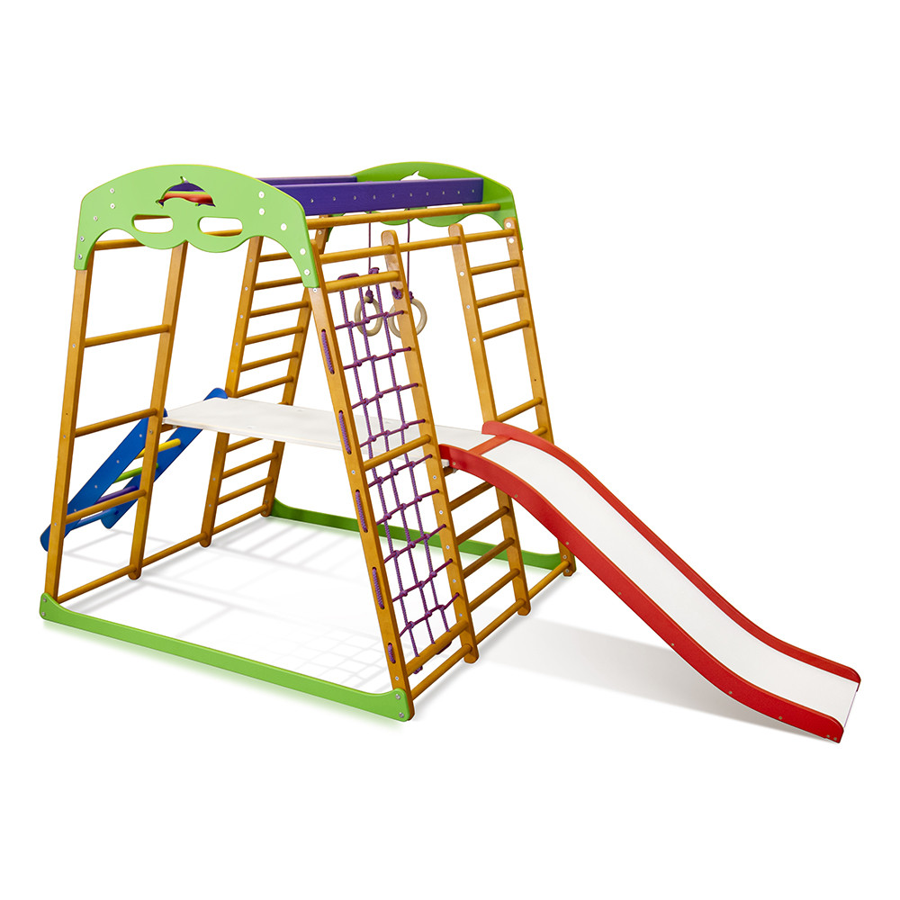 SportBaby Дитячий спортивний комплекс для квартири Карамелька Plus 2, фото 1