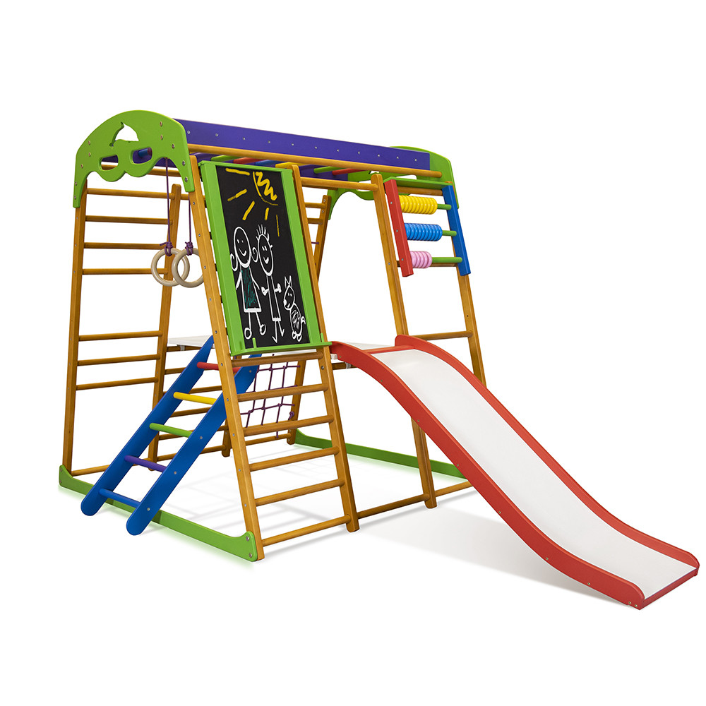 SportBaby Дитячий спортивний комплекс для квартири Карамелька Plus 3, фото 1