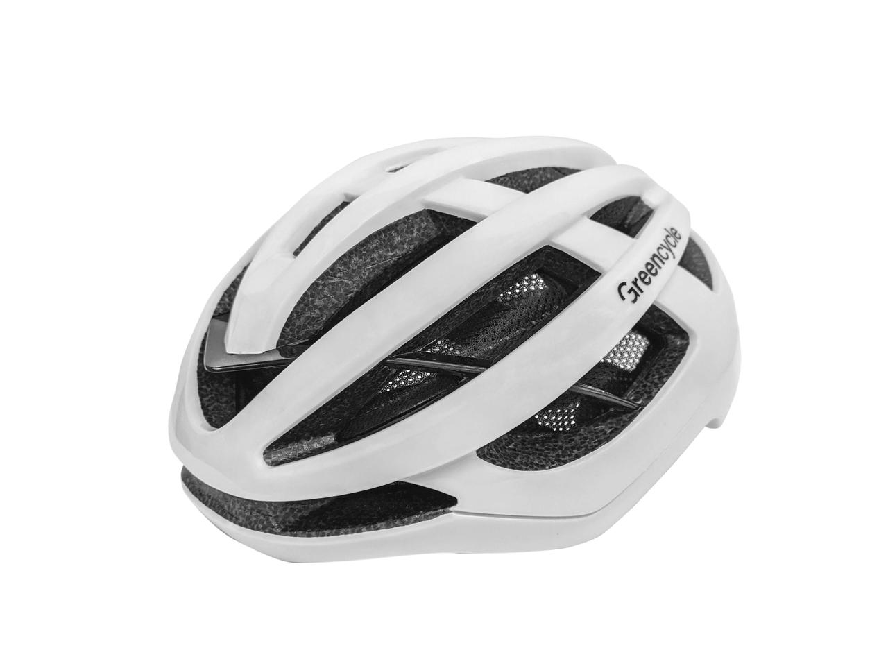 Шолом 58-61cm Green Cycle ROCX (білий глянець)