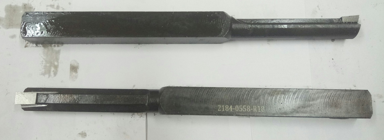 Довбальний різець а=14 32х32х160х400 з нап. пласт. Р18 тип 3 вик. 2 2184-0558 ГОСТ 10046-72 (вн./зав.)