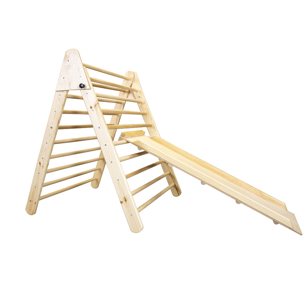 SportBaby Дитячий дерев'яний тренажер піклера — Лак із гіркою, фото 1