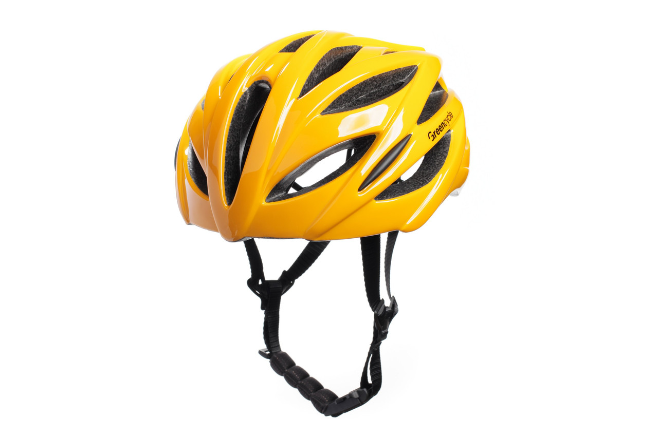Шолом 58-61cm Green Cycle Alleycat (помаранчевий глянець)
