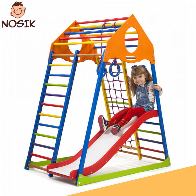 Дитячий спортивний комплекс KindWood Color Plus 1