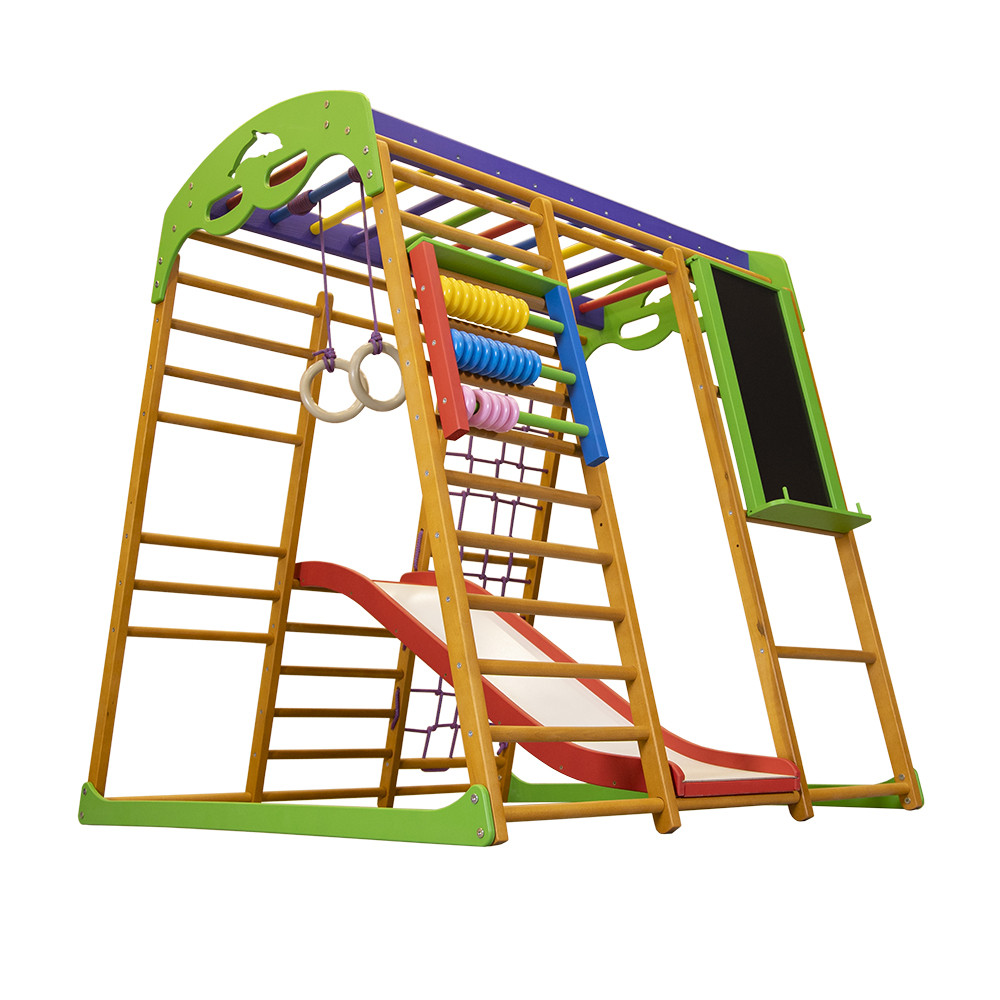 SportBaby Дитячий спортивний комплекс для квартири SportBaby Карамелька Plus 7, фото 1