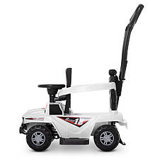 Каталка толокар 2в1 Bambi M 4231L-1 (музика, світлові ефекти, батьківська ручка, сидіння шкіра), фото 3