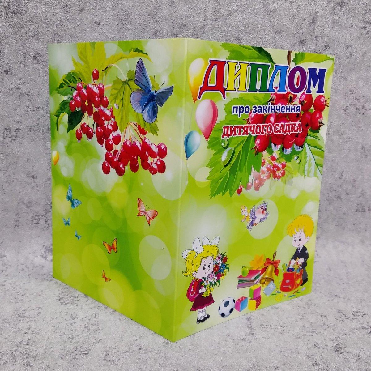 Диплом и медаль именная для выпускника детского сада "Солнышко ...