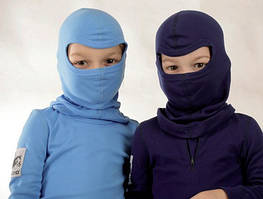 Захисні дитячі підшоломники маски балаклави різнокольорові