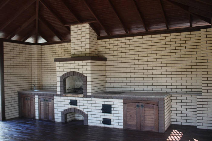 Купить Комплекс барбекю из кирпича, цена 105000 грн — Prom.ua (ID ...