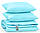 Набір антиалергенний всесезонний Bamboo 1685 Eco Light Blue ковдра і дві подушки MirSon 140х205 см, фото 3