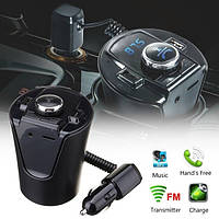 Автомобільний FM модулятор тройник с BLUETOOTH H26-BT HZ