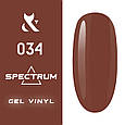 Гель - лак FOX для нігтів gold Spectrum №034 7 мл, фото 2