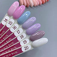 Палітра відтінків бази Edlen Professional French No 14-20