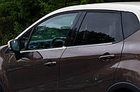 Окантовка вікон (4 шт, нерж) для Renault Captur 2013-2019 рр.